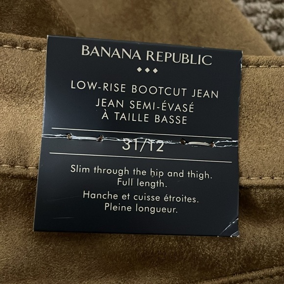 Banana Republic Vegan Suede Low Rise Bootcut Pant - Picture 13 of 14